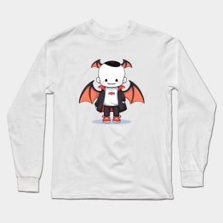 Vampire Halloween Shirt Long Sleeve T-Shirt